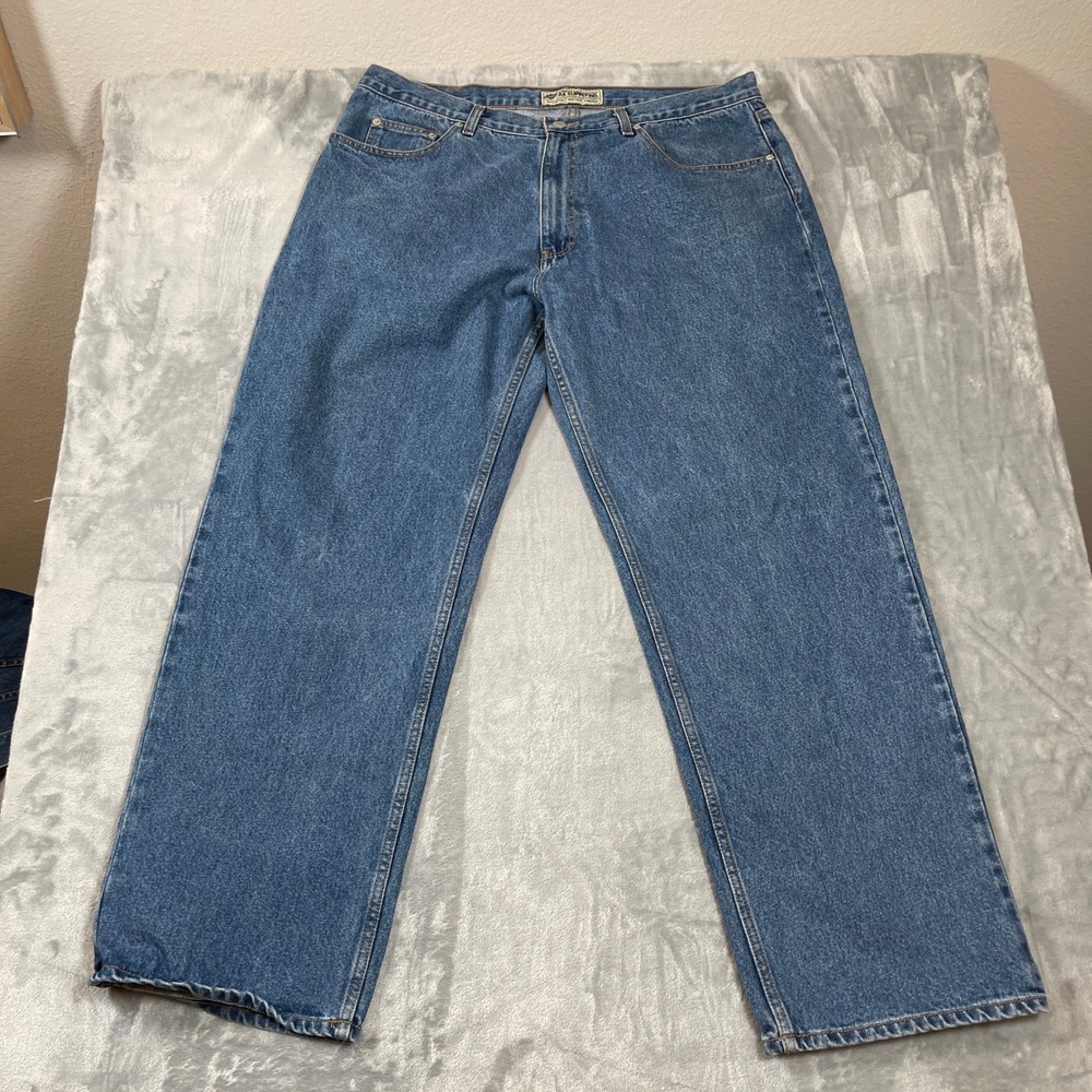 American Eagle AE Supply Co Mens 38x30 Blue Heavy Duty Workwear Denim Jeans
